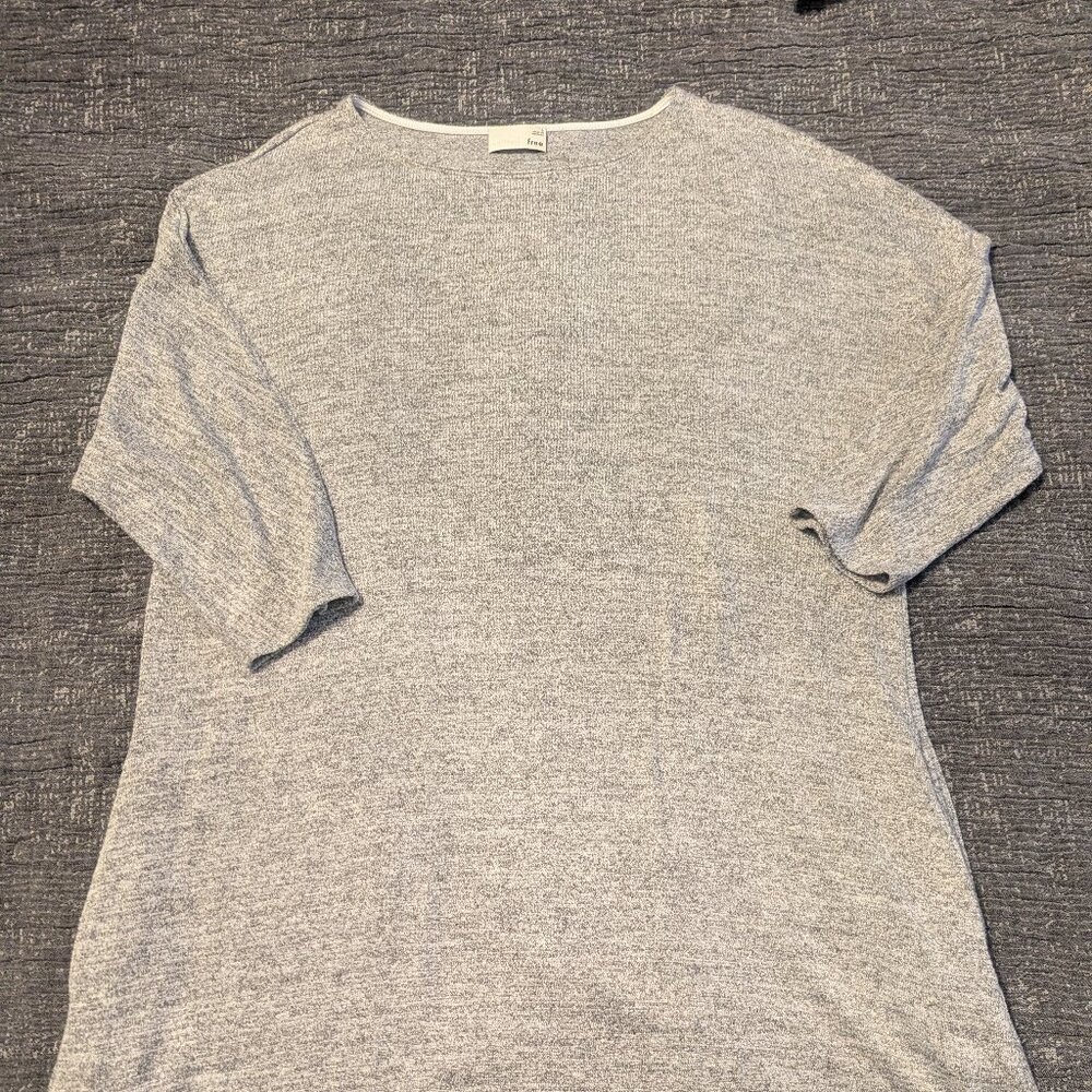 Wilfred Free, Gray Melange 3/4 sleeve, sweater dress